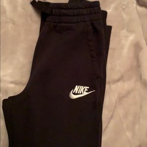 Black boys large Nike sweat pants